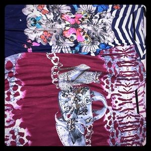 2 lightweight flowy tops 1x